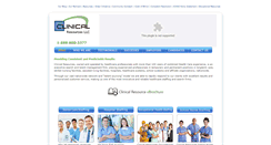 Desktop Screenshot of clinicalresources.com